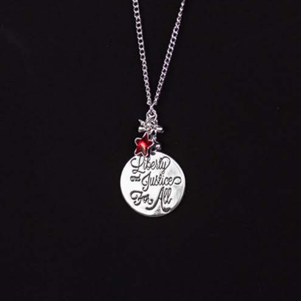 Liberty & Justice For All - Patriotic Necklace Set